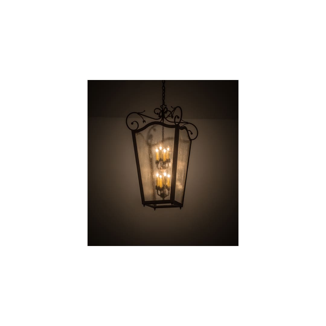 Tessa 8 Light 28" Wide Taper Candle Pendant