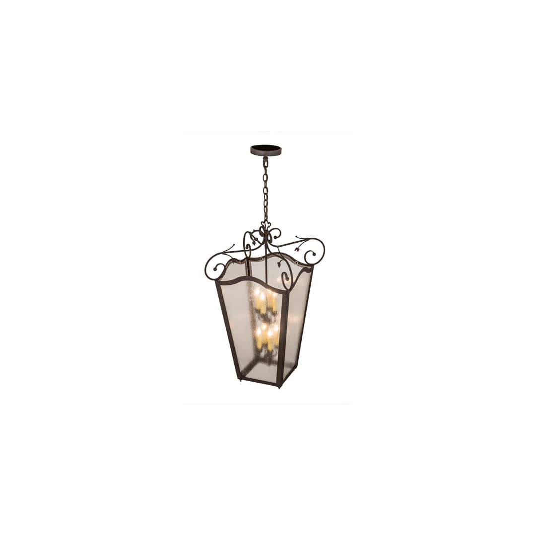Tessa 8 Light 28" Wide Taper Candle Pendant