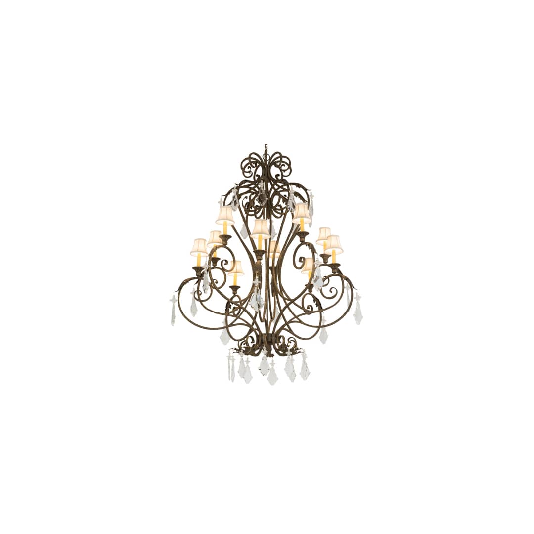 Josephine 10 Light 48" Wide Crystal Chandelier