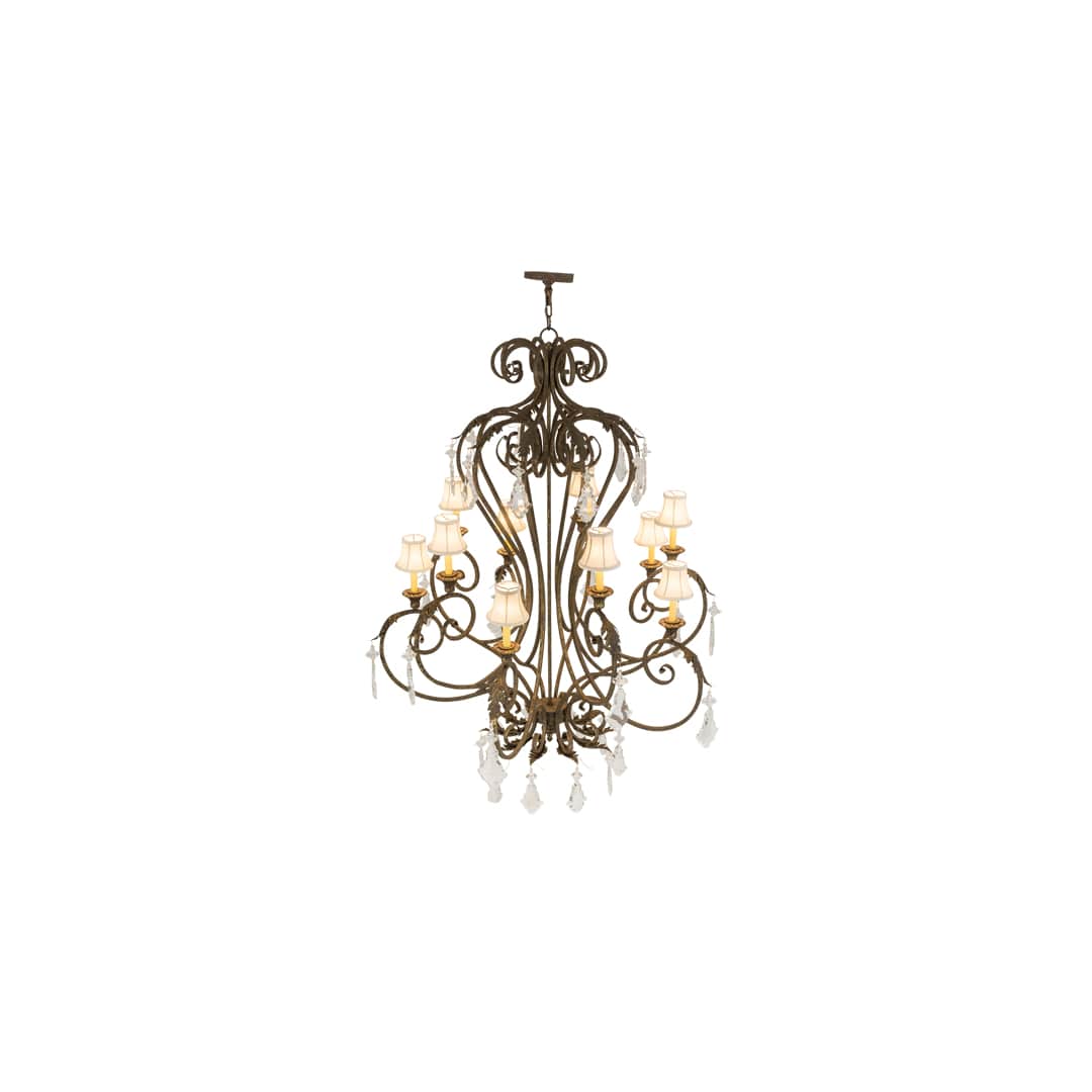 Josephine 10 Light 48" Wide Crystal Chandelier