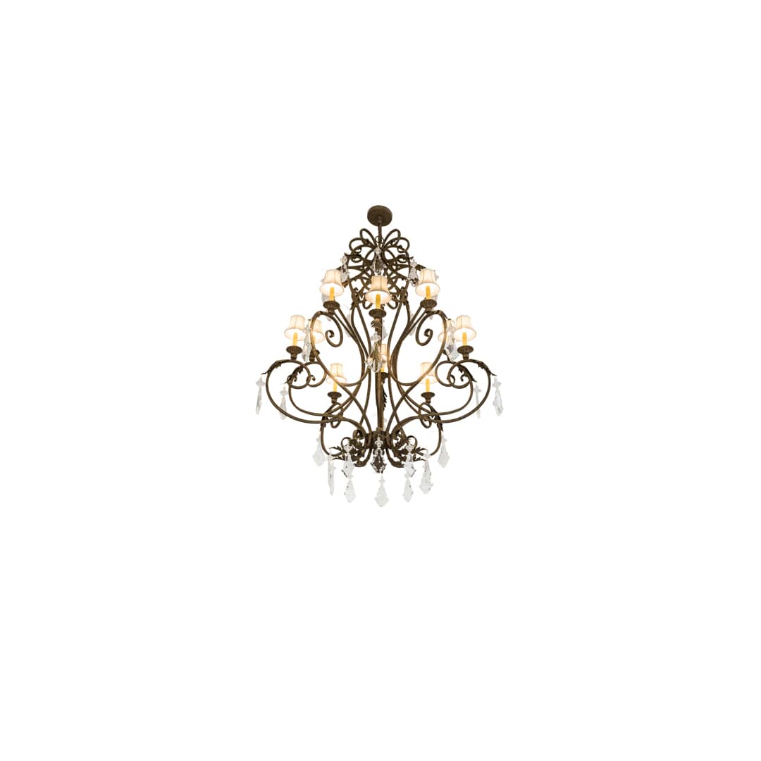 Josephine 10 Light 48" Wide Crystal Chandelier