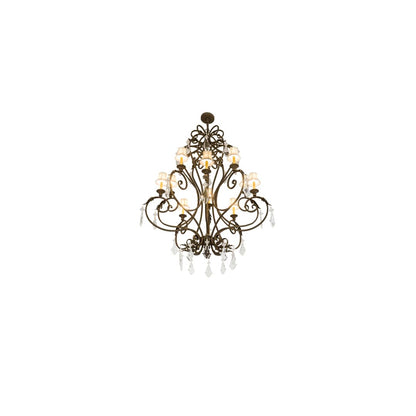Josephine 10 Light 48" Wide Crystal Chandelier