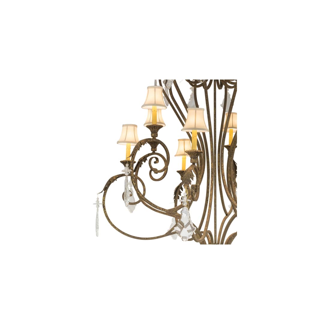 Josephine 10 Light 48" Wide Crystal Chandelier