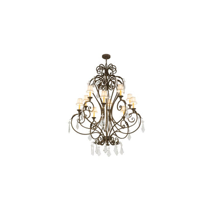 Josephine 10 Light 48" Wide Crystal Chandelier