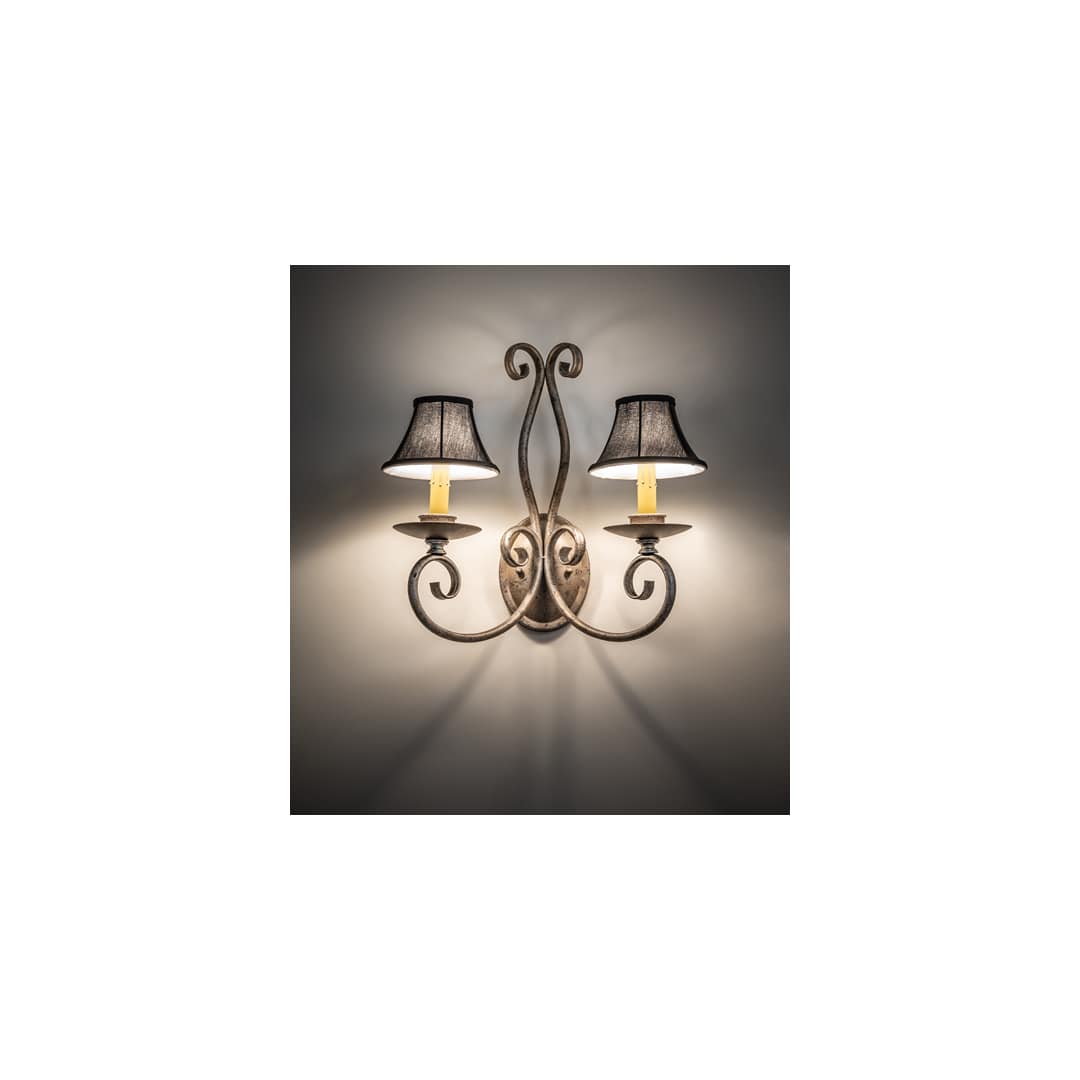 Phillipe 2 Light 17" Tall Wall Sconce