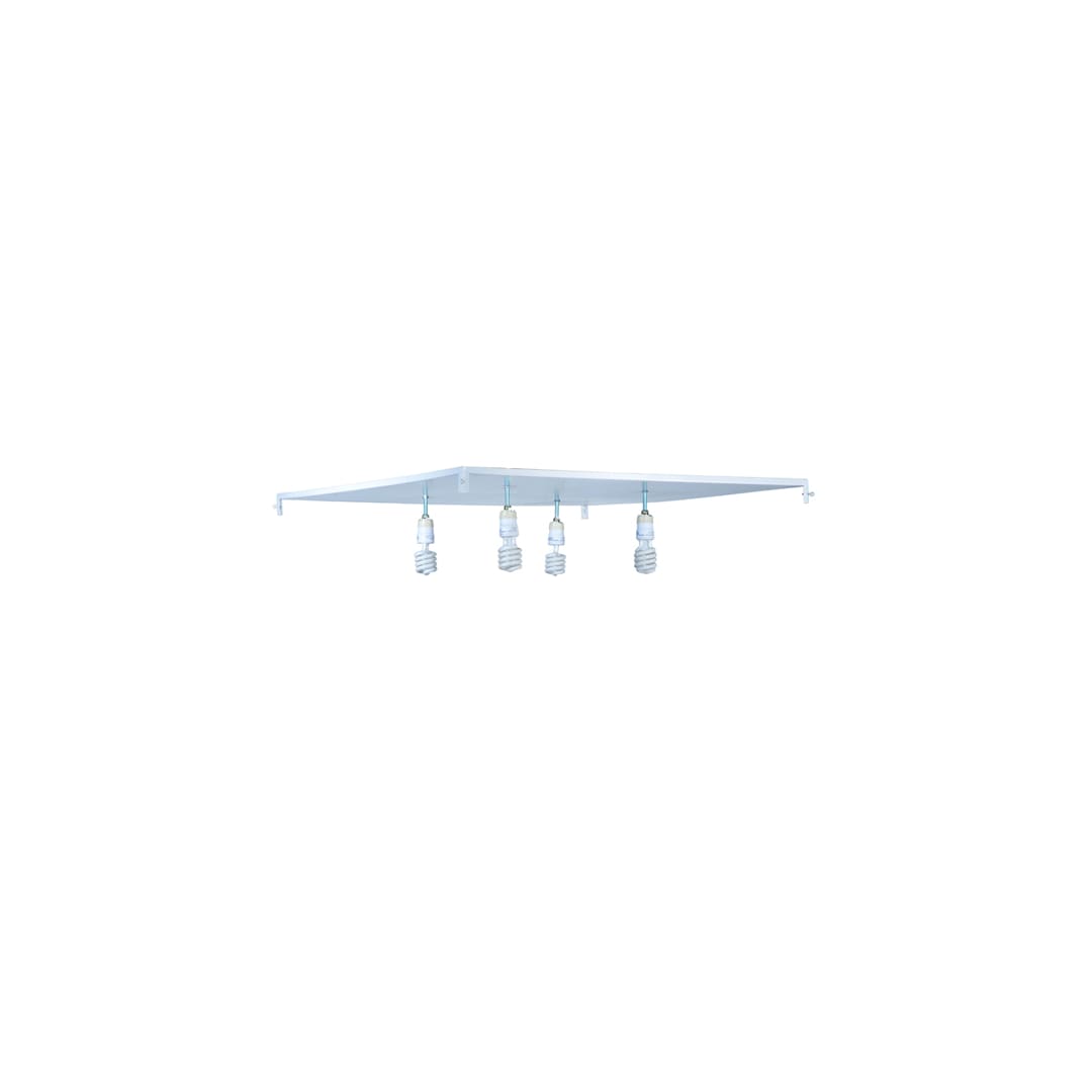 Quadrato Illusion 4 Light 51" Wide Semi-Flush Ceiling Fixture