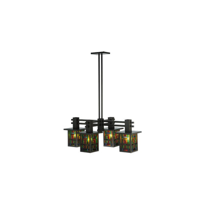 Hausman Mission 4 Light 24" Wide Chandelier