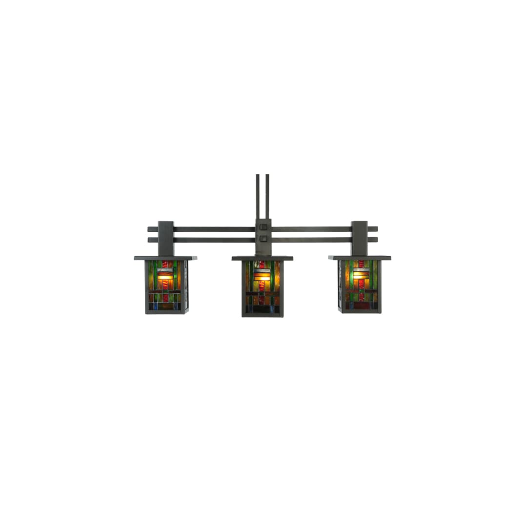 Hausman Mission 4 Light 24" Wide Chandelier