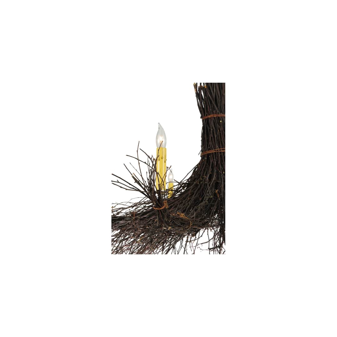 Twigs 8 Light 64" Wide Taper Candle Style Chandelier