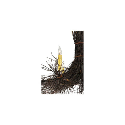 Twigs 8 Light 64" Wide Taper Candle Style Chandelier