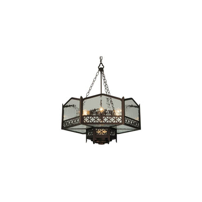Church 6 Light 30" Wide Abstract Pendant