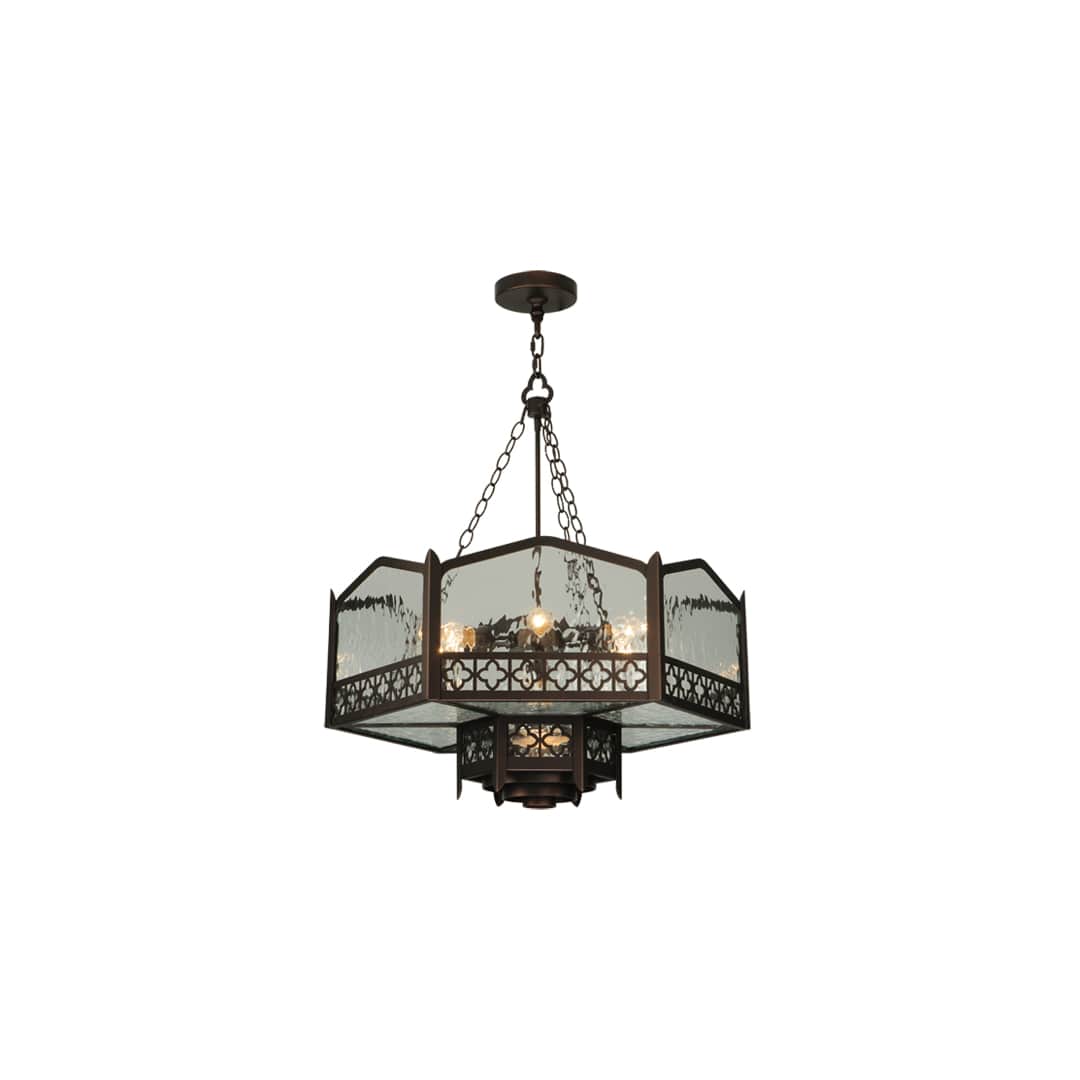 Church 6 Light 30" Wide Abstract Pendant