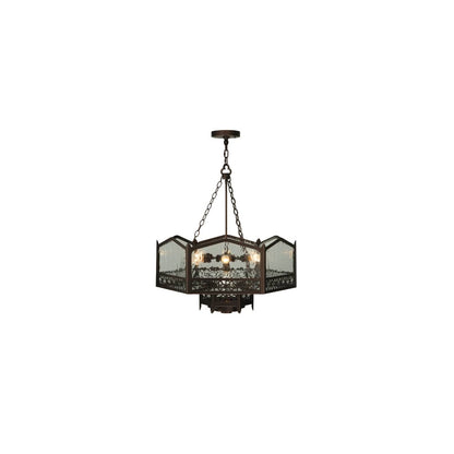 Church 6 Light 30" Wide Abstract Pendant