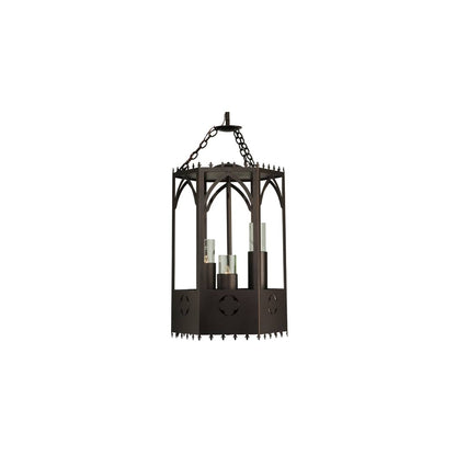 Woolf 3 Light 20" Wide Pillar Candle Pendant