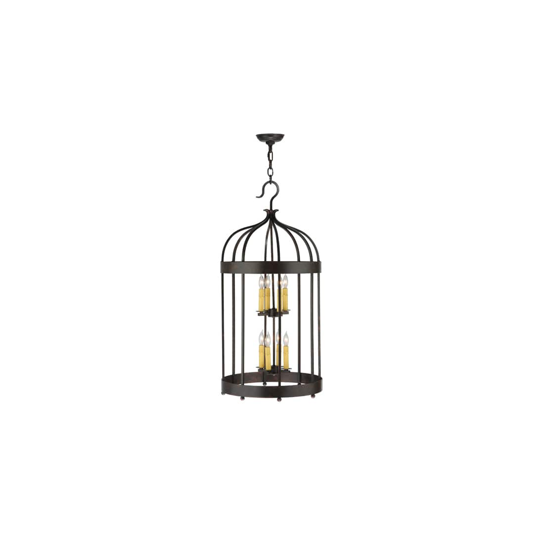 Muse 8 Light 18" Wide Taper Candle Pendant