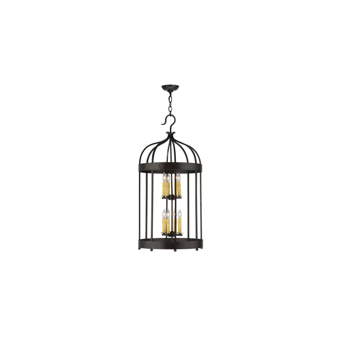 Muse 8 Light 18" Wide Taper Candle Pendant