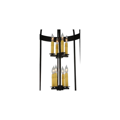 Muse 8 Light 18" Wide Taper Candle Pendant