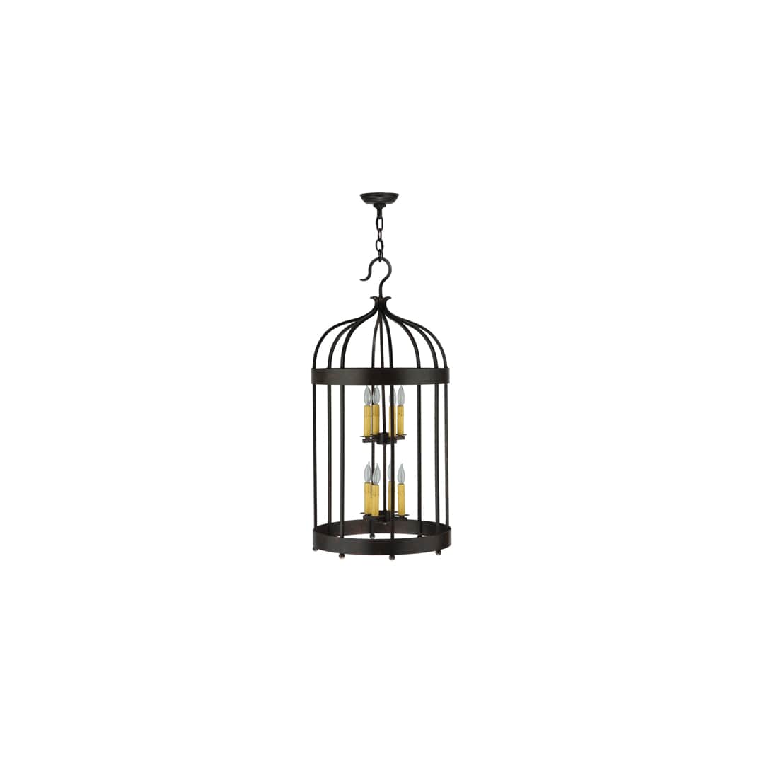 Muse 8 Light 18" Wide Taper Candle Pendant