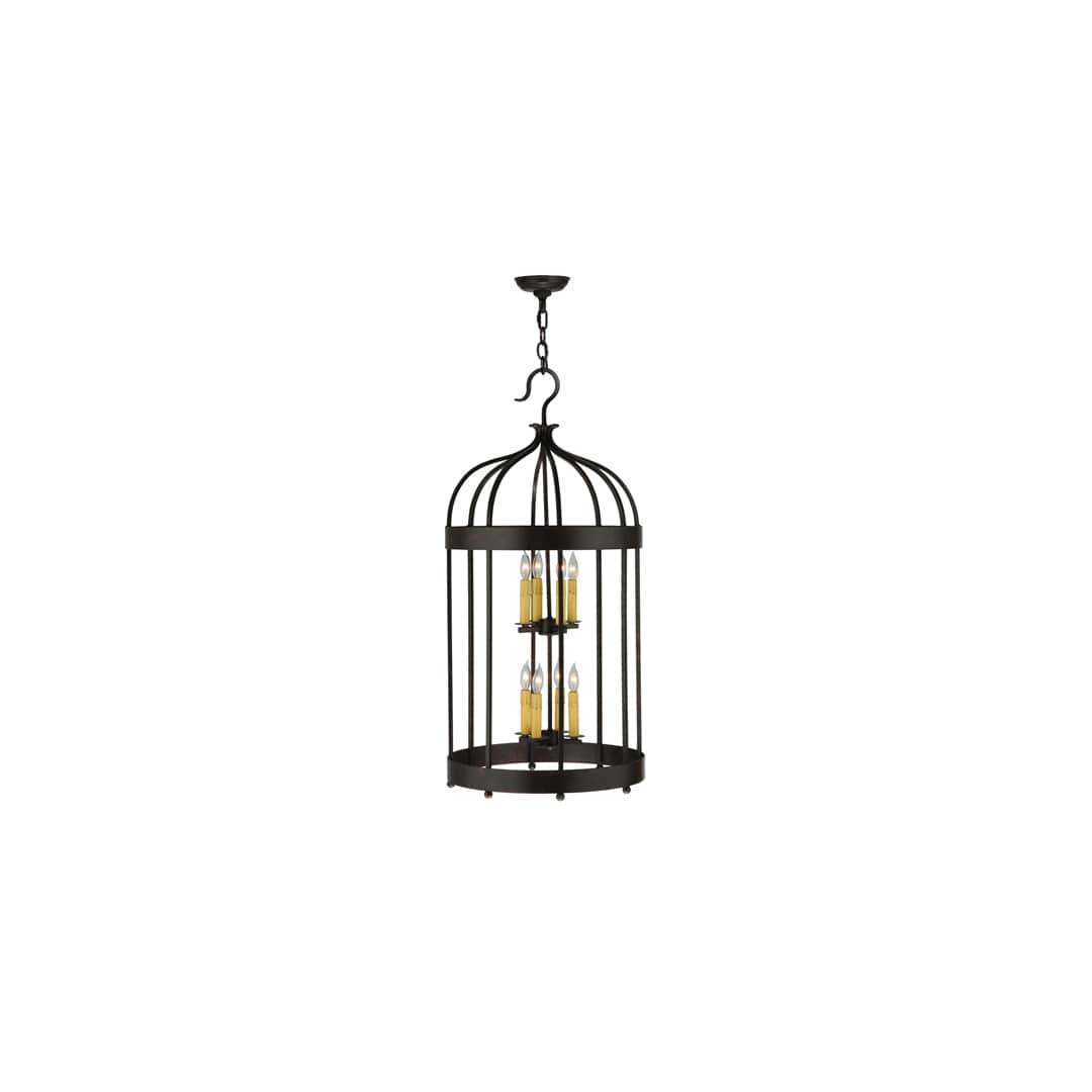 Muse 8 Light 18" Wide Taper Candle Pendant