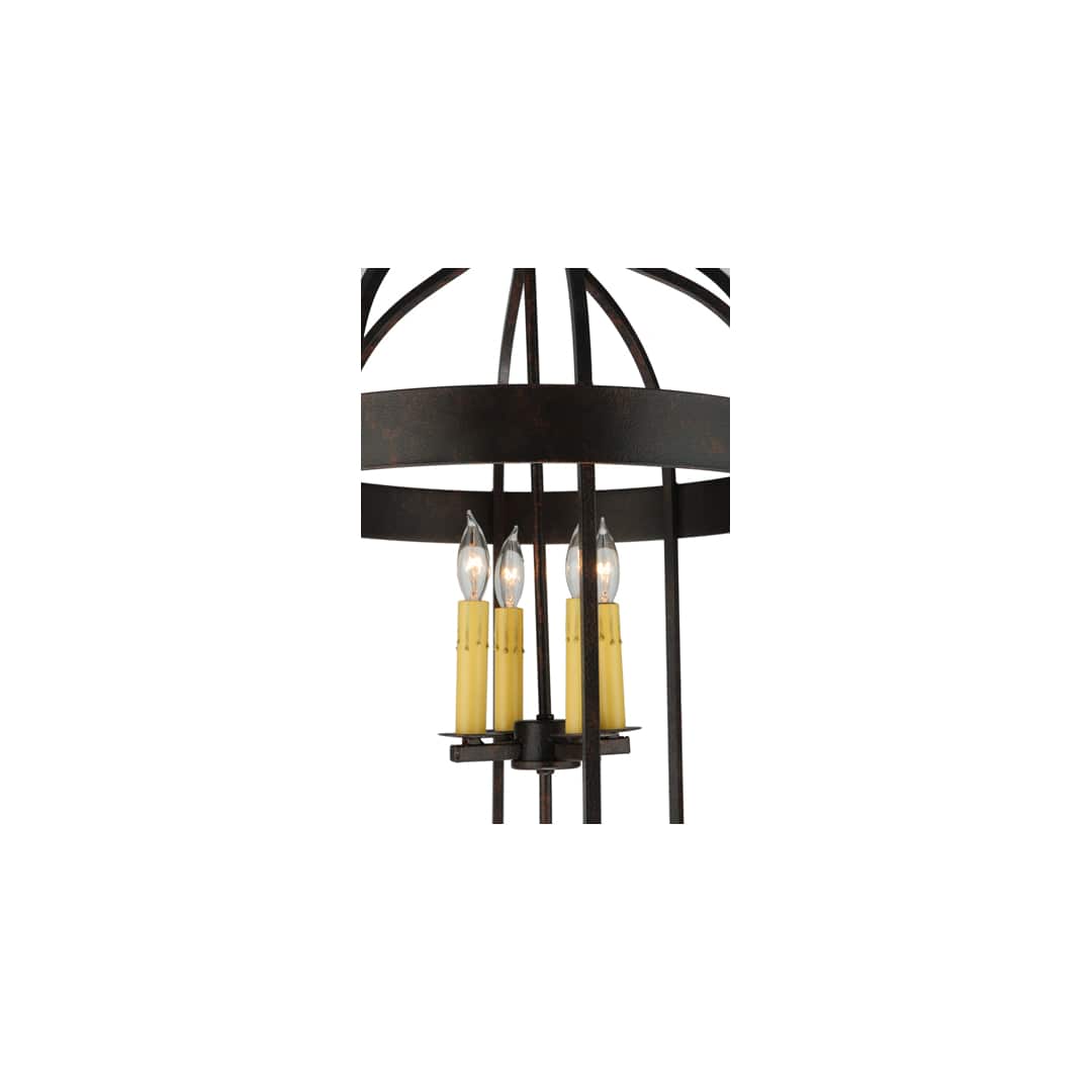 Muse 8 Light 18" Wide Taper Candle Pendant