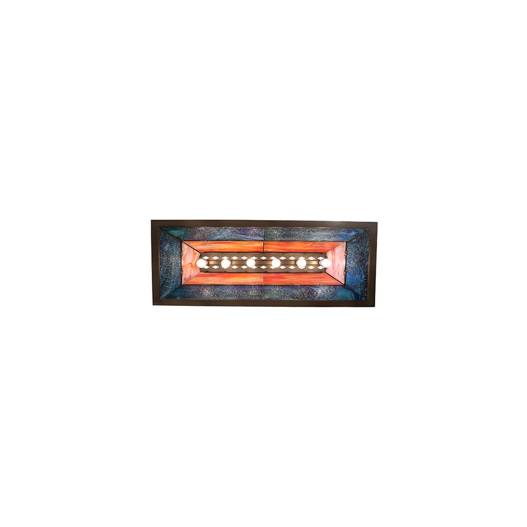 Long Bear 6 Light 19" Wide Linear Pendant