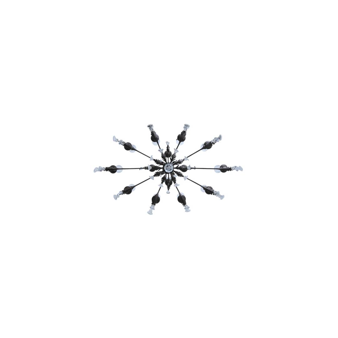 Windsor 14 Light 38" Wide Crystal Candle Style Chandelier - Custom Finish