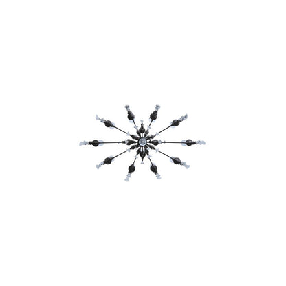 Windsor 14 Light 38" Wide Crystal Candle Style Chandelier - Custom Finish