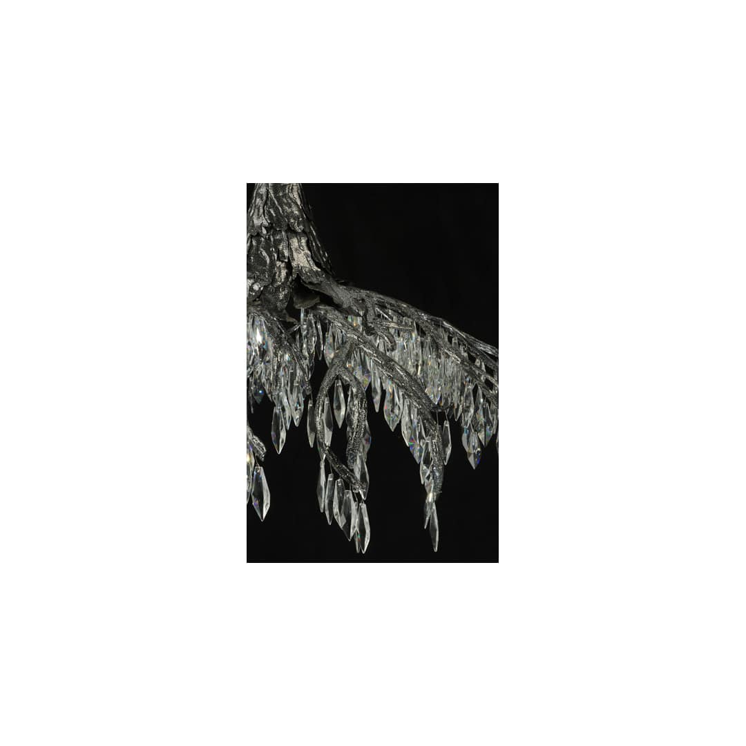 Winter at Stillwater 28" Wide LED Crystal Waterfall Chandelier