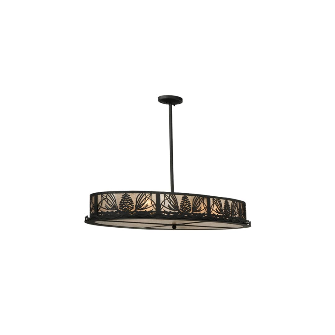 Mountain Pine 8 Light 24" Wide Linear Pendant