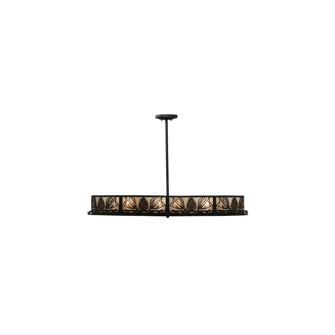 Mountain Pine 8 Light 24" Wide Linear Pendant