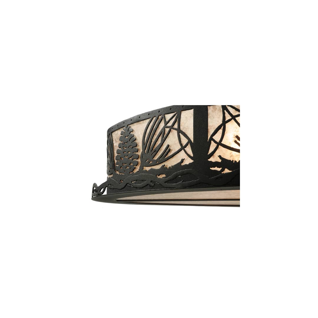 Mountain Pine 8 Light 24" Wide Linear Pendant