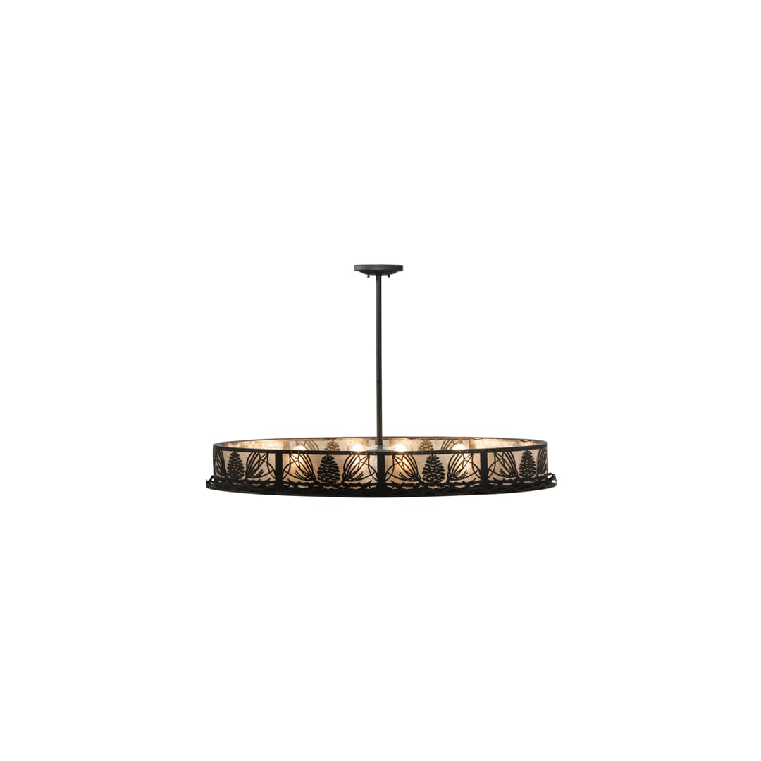 Mountain Pine 8 Light 24" Wide Linear Pendant