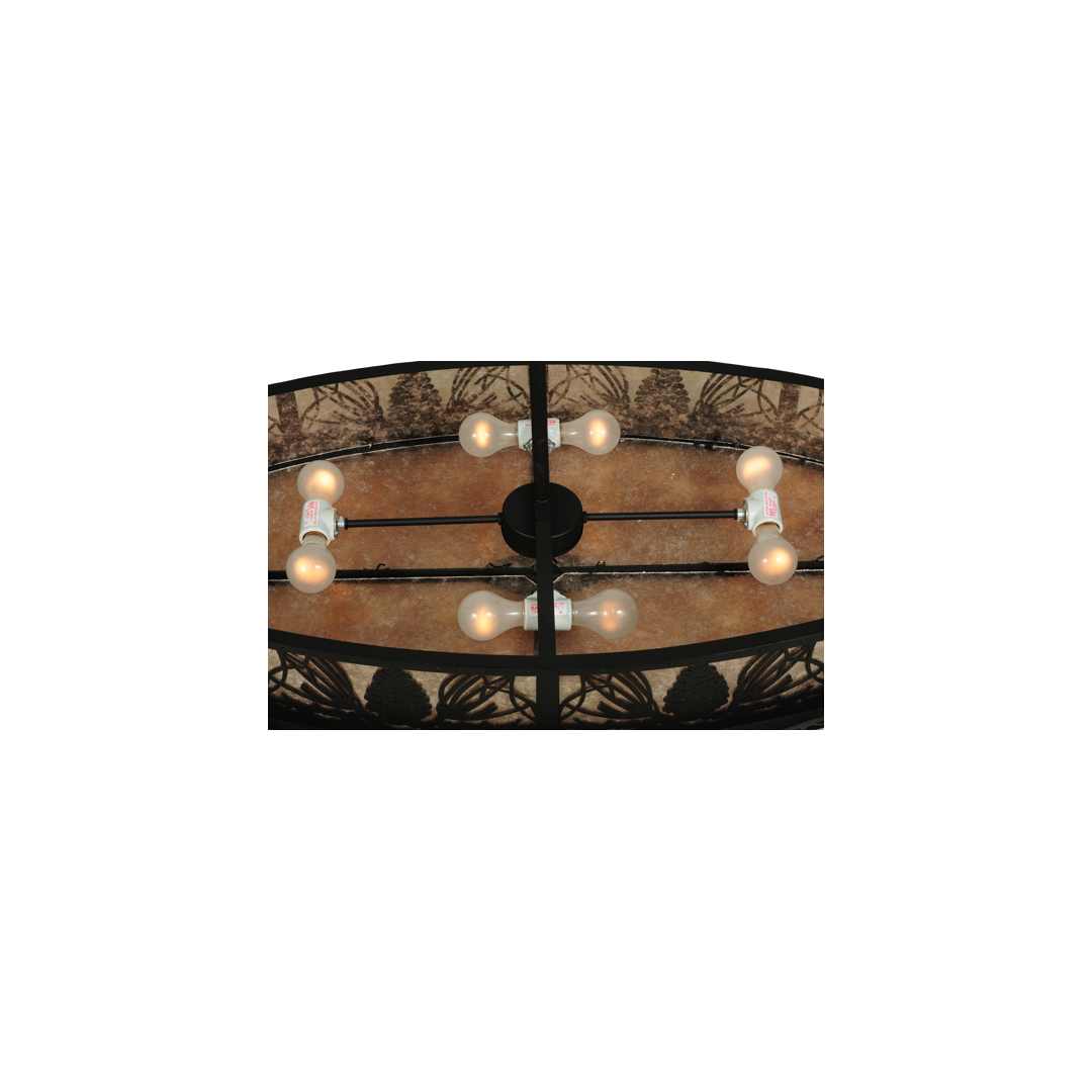 Mountain Pine 8 Light 24" Wide Linear Pendant