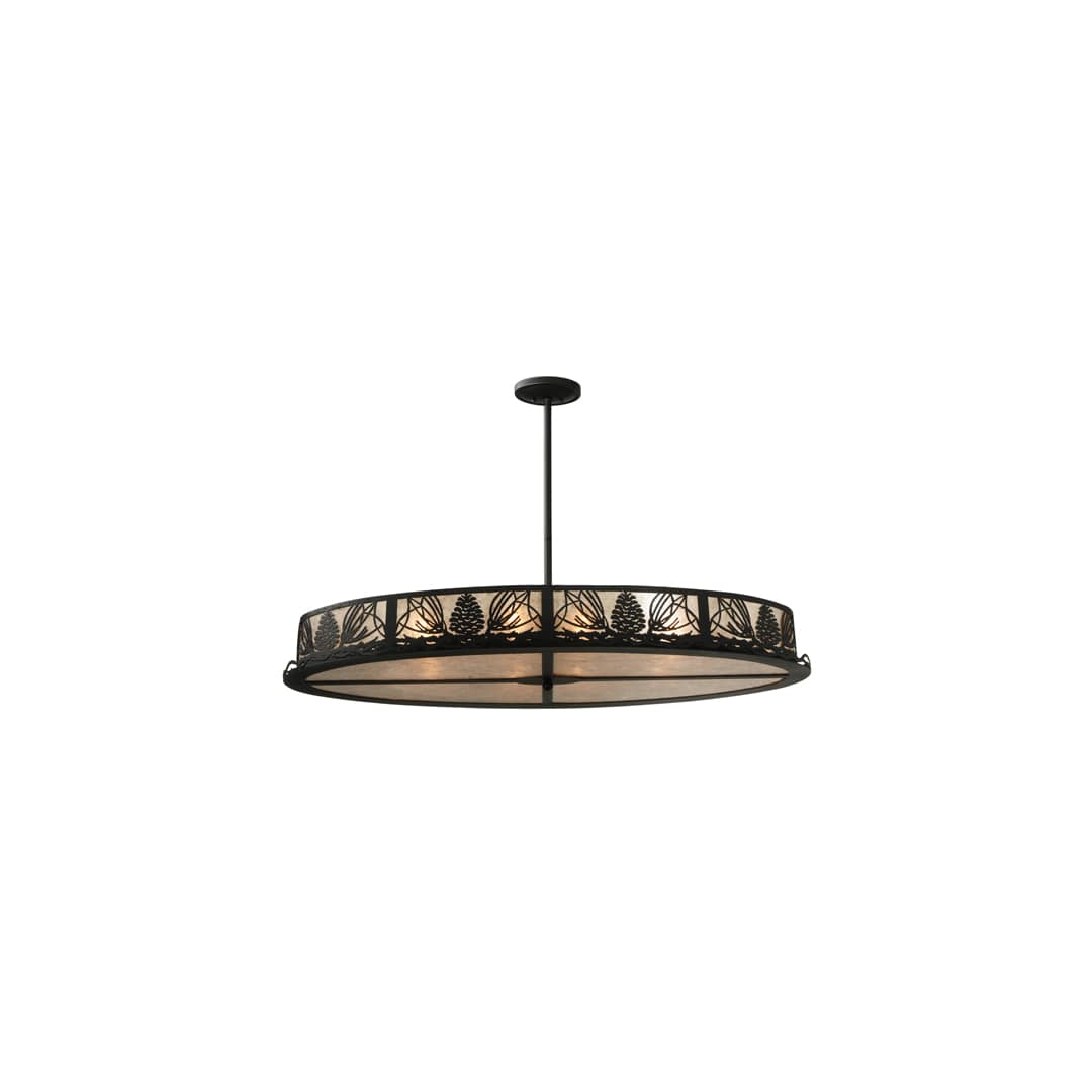 Mountain Pine 8 Light 24" Wide Linear Pendant