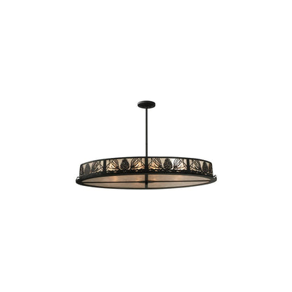 Mountain Pine 8 Light 24" Wide Linear Pendant