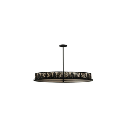 Mountain Pine 8 Light 24" Wide Linear Pendant