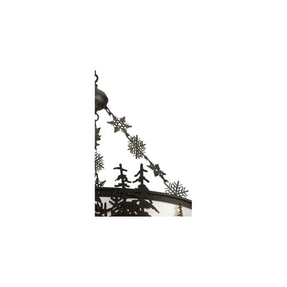 Snowflake 3 Light 32" Wide Pendant
