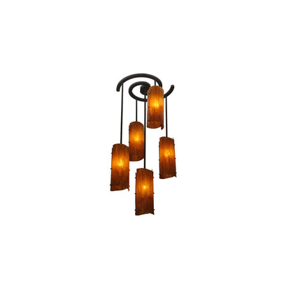 Vortex 5 Light 34" Wide Chandelier