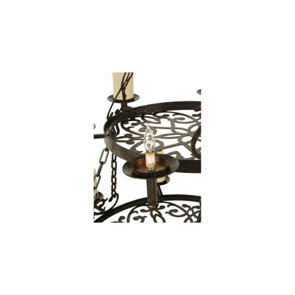 Newcastle 18 Light 48" Wide Pillar Candle Style Chandelier