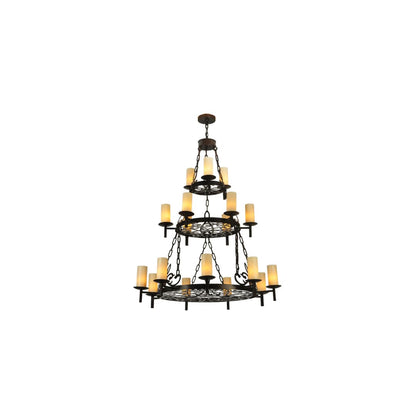 Newcastle 18 Light 48" Wide Pillar Candle Style Chandelier