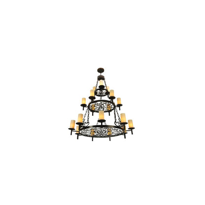 Newcastle 18 Light 48" Wide Pillar Candle Style Chandelier