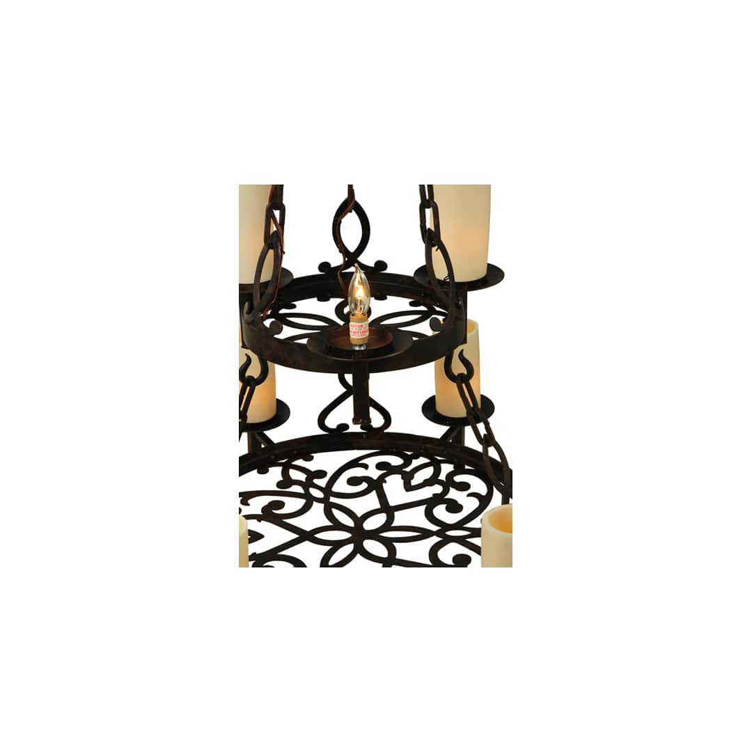 Newcastle 9 Light 33" Wide Pillar Candle Style Chandelier