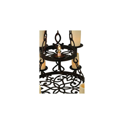 Newcastle 9 Light 33" Wide Pillar Candle Style Chandelier