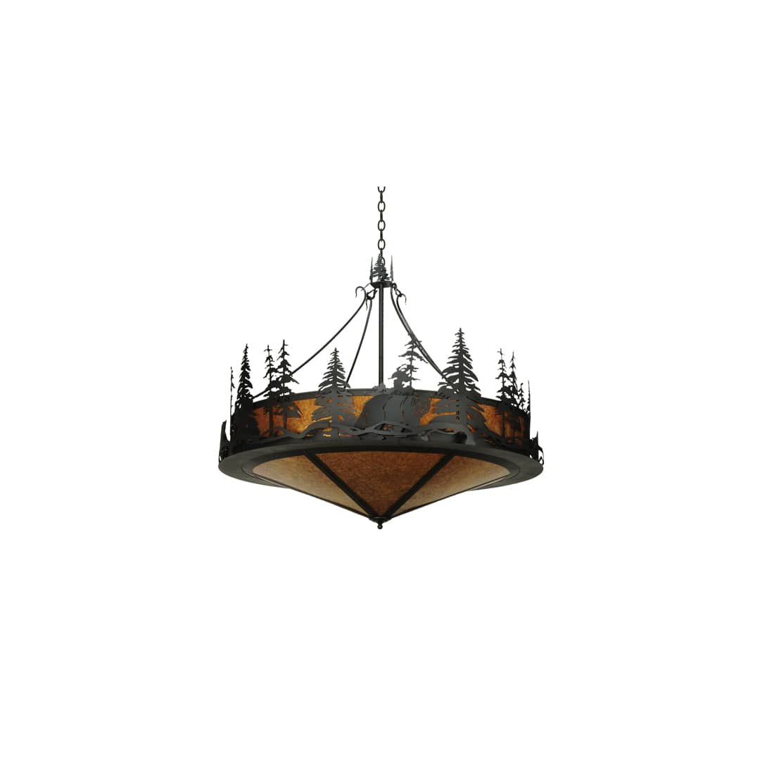 Bear at Durk 12 Light 58" Wide Pendant