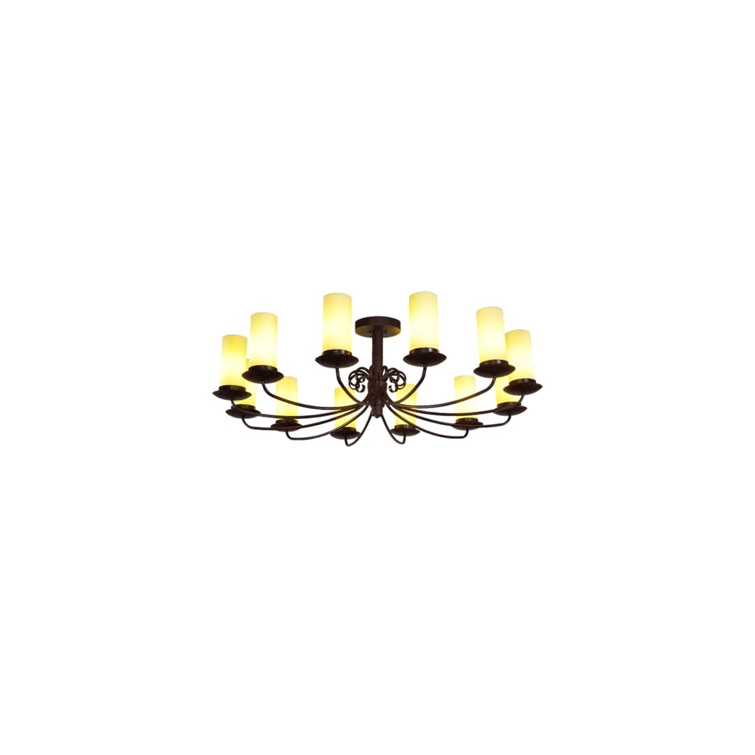 Atria 12 Light 54" Wide Pillar Candle Style Chandelier