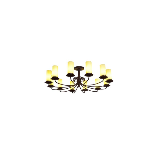Atria 12 Light 54" Wide Pillar Candle Style Chandelier