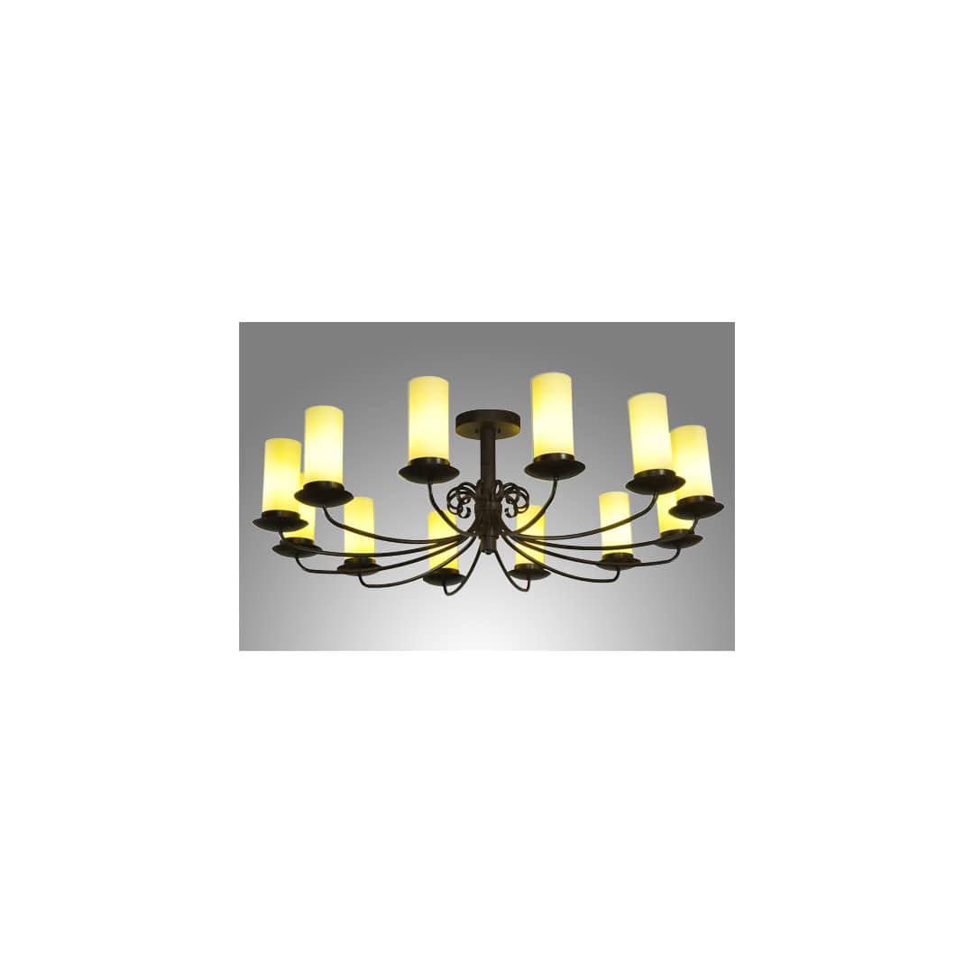 Atria 12 Light 54" Wide Pillar Candle Style Chandelier
