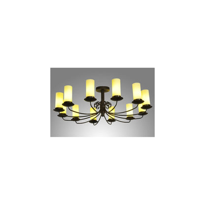 Atria 12 Light 54" Wide Pillar Candle Style Chandelier