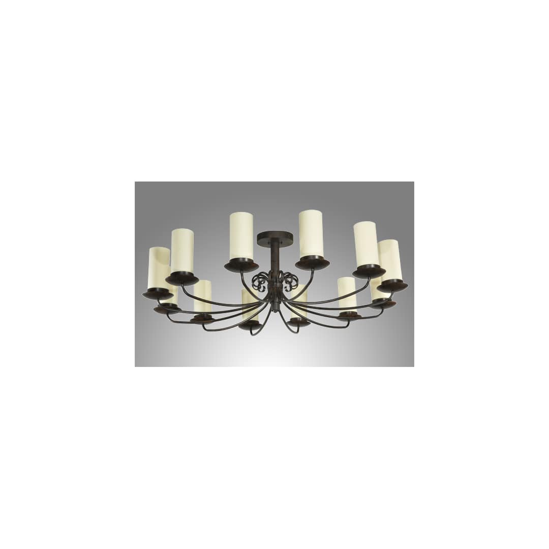 Atria 12 Light 54" Wide Pillar Candle Style Chandelier