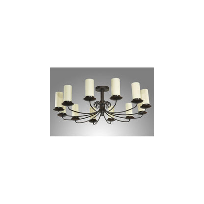 Atria 12 Light 54" Wide Pillar Candle Style Chandelier